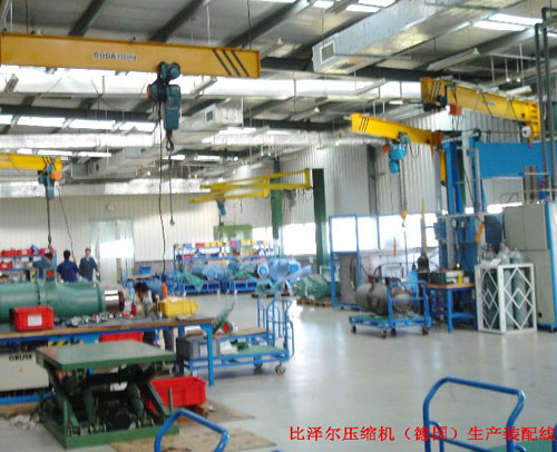 比澤爾壓縮機(jī)（德國(guó)）生產(chǎn)線(xiàn)配線(xiàn)